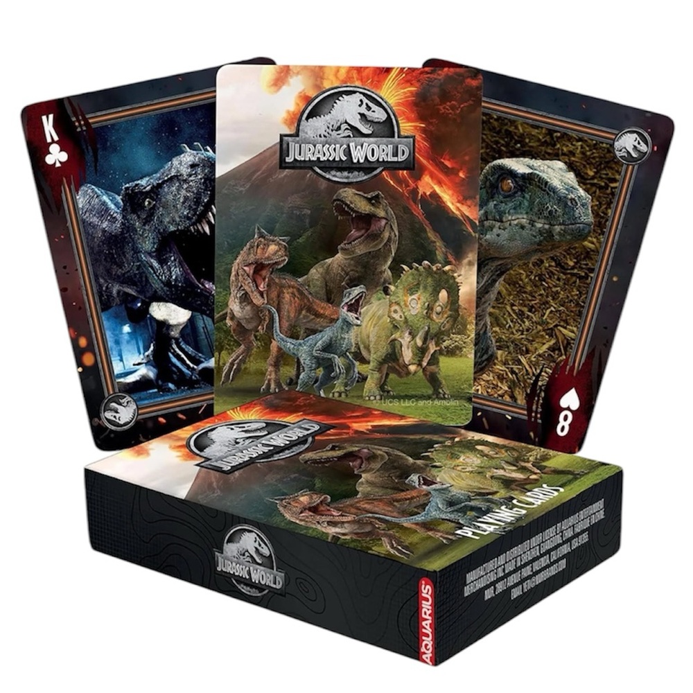Jurassic World Playing Cards - NWT